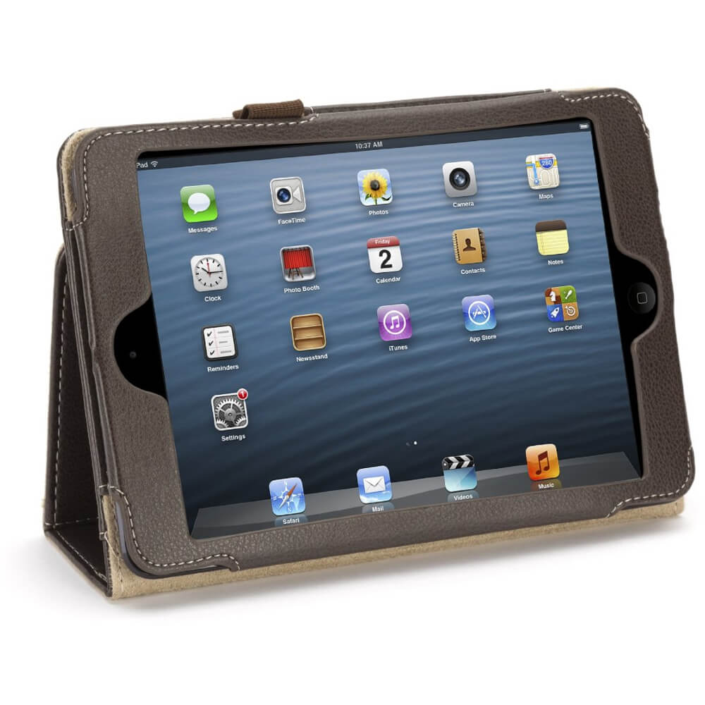 Griffin Folio Carrying Case (Folio) Apple iPad mini Tablet, Chocolate - image 3 of 4