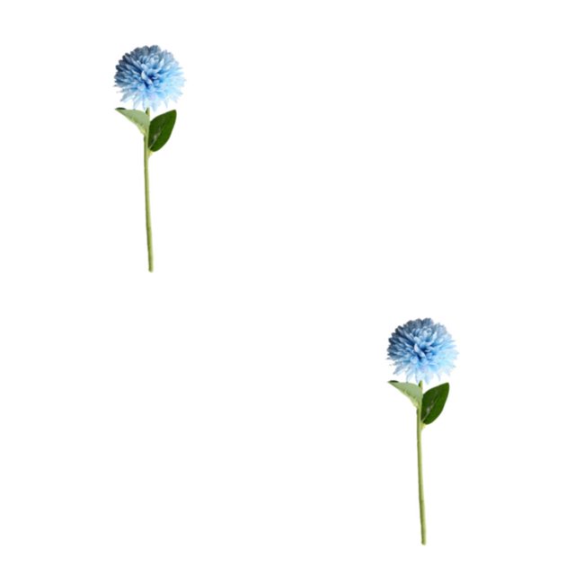 Baohd 1/2/3/5 10pack/lot Realistic Appearance Artificial Flower For Party Decor And Home Decor Light Blue 2PCS