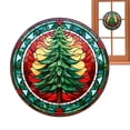 thumbnail image 1 of Cubiertas de ventana de árbol de Navidad, cubiertas de ventana estáticas de invierno, pegatinas de ventana de Navidad para ventana de vidrio, 1 of 3