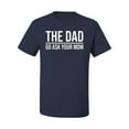 thumbnail image 2 of Papa Matching Family Men's Graphic T-Shirt, Black, 2XL, 2 of 3