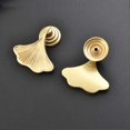 thumbnail image 3 of Tiradores para muebles ZHAOCHENG tiradores colgantes de hoja de ginkgo dorada, 3 of 5