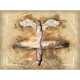 thumbnail image 2 of Bolokofsky, Ronald 18x15 White Modern Wood Framed Museum Art Print Titled - Angel of the Deep, 2 of 4