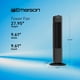 thumbnail image 5 of Ventilador tipo torre Emerson FAT2835 con 3 ajustes de velocidad, color negro, 5 of 7