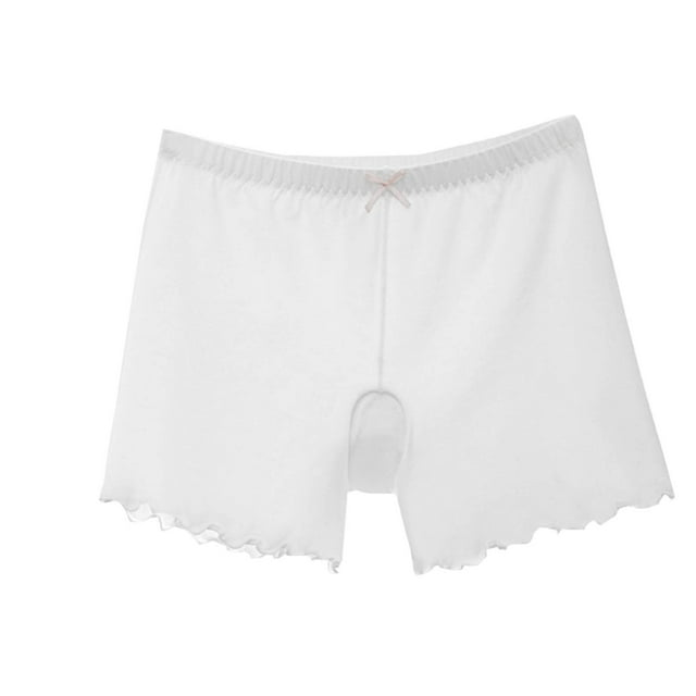 ameIAEA Girls Boy Shorts Workout Sports Gym Bottom Underwear Solid Color Breathable Boxer Briefs