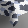 thumbnail image 3 of Blue and Dark Blue Leopard Pattern Rectangle Tablecloth 60"x120",Waterproof Polyester Rectangle Table Cloth, Wipeable Spillproof Polyester Tablecloth for Dining, Camping, Indoor and Outdoor, 3 of 6