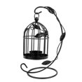 thumbnail image 1 of Farol de jaula de pájaros negro Centro de de boda Vela Titular de la luz del té DIY Zulema Porta vela, 1 of 7