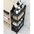 thumbnail image 2 of Estante de almacenamiento de espacio estrecho para cocina Estante de piso a piso para comestibles para baño Estante de esquina para refrigerador Estante de almacenamiento multicapa, 2 of 5