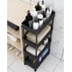 thumbnail image 2 of Estante de almacenamiento de espacio estrecho para cocina Estante de piso a piso para comestibles para baño Estante de esquina para refrigerador Estante de almacenamiento multicapa, 2 of 5