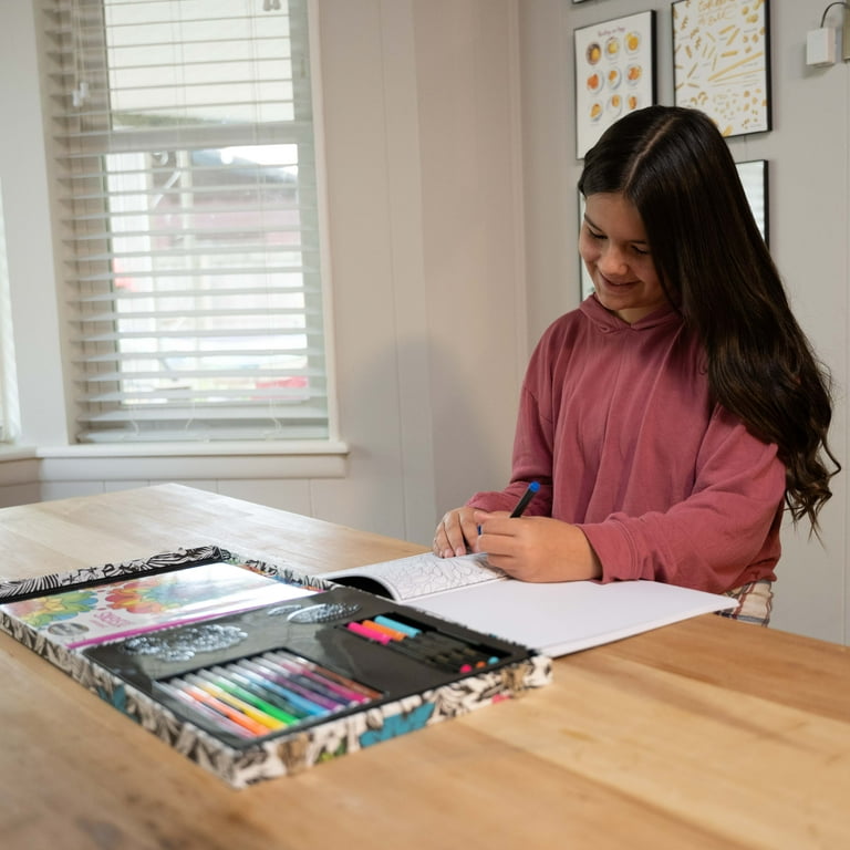 Cra-Z-Art Timeless Creations Multicolor Brush Marker Coloring Set