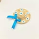 thumbnail image 4 of Sombrero de sol grande blanco con césped para porche: Sombrero de paja floral de verano para mascotas,parasol de exterior con estilo, 4 of 5