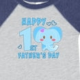 thumbnail image 4 of Inktastic Happy 1st Fathers Day with Elephant Girls Baby Bodysuit, 4 of 5