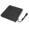 thumbnail image 2 of Unidad de DVD externa NikouMX USB3.0 tipo C Grabadora universal de CD DVD RW para Linux Windows OS X PC de escritorio, 2 of 8