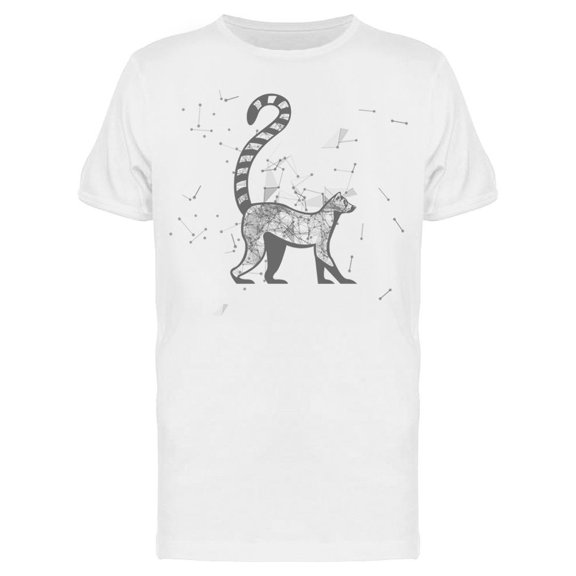 Lemur With Raised Tail T-Shirt Men -Image by Shutterstock, Male Large