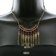 thumbnail image 3 of Mi Amore Feather Necklace-Earring-Set Bronze-Tone/Multicolor, 3 of 3