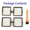 thumbnail image 2 of Lefu 4Pcs Filter W/ Cleaning Brush For Ryobi P712/713/714K Vacuum Cleaner Accessories, 2 of 9