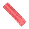 thumbnail image 3 of Cinta de encaje de aproximadamente 10 yardas de largo 9,4 pulgadas de ancho elegante estilo vintage suave duradero encaje de costura de amplia aplicación para decorar rojo brillante, 3 of 5