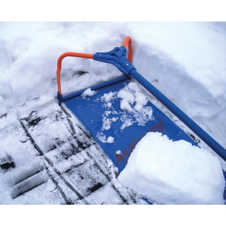 Avalanche Original 500 Roof Snow Removal Rake - Adjustable Aluminum Blade - 17" x 16' — Residential Use, Standard Application