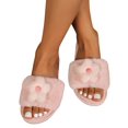thumbnail image 3 of Vedolay Slippers Women Cozy Warm Winter Slip On House Shoes Winter Warm Shoes Pink,41, 3 of 5