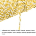 thumbnail image 4 of Twine Packing String Wrapping Cotton Twine 100M Yellow and White Rope for Gift Wrapping Twine, 4 of 7
