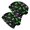Alien and Planet Black Pattern-1, variant on Alien and Pizza Bright Green Pattern 2 Pack Slouchy Beanie Hat, Warm Winter Skull Cap with Stretchy Fabric & Soft Texture, Lightweight Flexible Gifts for Birthday Christmas Thanksgiving