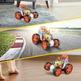 thumbnail image 7 of Growsly Kids Remote Control Roller Car - 360° Four Wheel Stunt RC Car Toy for 3-12 Years Old Kids, Boys and Girls, Orange, 7 of 7
