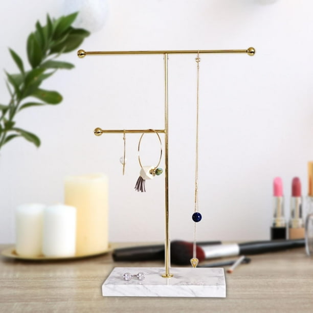 Colgadores para estantes de joyería, regalos, Base de mármol, soporte para pendientes, organizador para , pendientes, bolso, , exhibi Salvador Estante de joyería colgante