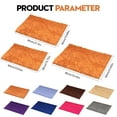thumbnail image 3 of Bath Rug Mat, Thick Soft Absorbent Chenille, Quick Dry Microfiber Mats, Rubber Backing Machine Washable Shower Floor Rugs, Bathmat Runner, Bathroom Home Decor Accessories, 15.7"x23.6", Orange, 3 of 9