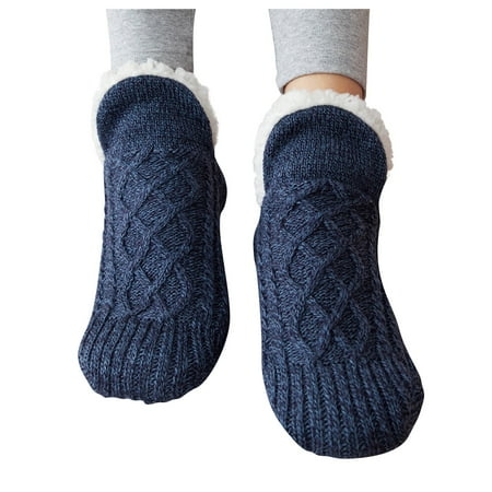 

DENGDENG Women s Winter Thick Fleece Lined Warm Slipper Socks Soft Winter Warm Thick Socks Christmas Gifts