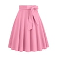thumbnail image 4 of Falda cortavientos vintage holandesa más vendida en Amazon Ropa de mujer Falda con cinturón con hebilla grande Moda europea y americana, 4 of 5