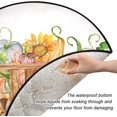 thumbnail image 3 of Coolnut Autumn Watercolor Pumpkin Christmas Tree Mats Waterproof Tree Skirt, Thanksgiving Fruit Cart Xmas Tree Stand Tray Mat Floor Protector Pad for Holiday Party Decoration, 28.3", 3 of 6