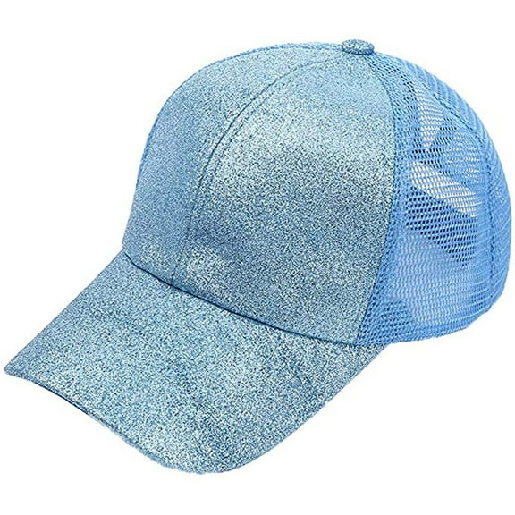 ZHENHONG Visor Hats for Women Ponytail Messy Buns Trucker Plain Baseball Visor Cap Unisex Hat Sun Visor