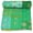 Green, variant on Indian Vintage Art Cotton, Silk Mix Kantha Quilt , Patchwork Handwoven Kantha Quilt , Bedspread , Throw Blanket Size (Twin Size - 60" x 90")