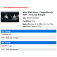 thumbnail image 2 of Wiper Blade Insert - Compatible with 2007 - 2015 Jeep Wrangler 2008 2009 2010 2011 2012 2013 2014, 2 of 3