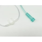 Medical Sales Supply Stay Soft Adult Nasal Cannula with 7ft Soft Green, Universal Connector, Kink Resistant, Lightweight Tubing (5 Pack)