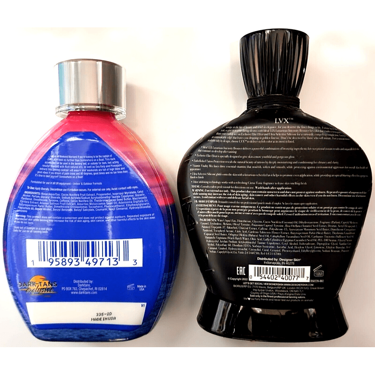SUN TAN CLUB for \"ULTRA TANNING\" 未開封 Tan Asz U LUAU BLACK 200X Black Bronzer - 13.5 oz. Fl Oz