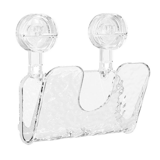 Organizador de tapas de ollas, soporte simple para tapas de sartenes para puerta de armario de cocina de pared Claro
