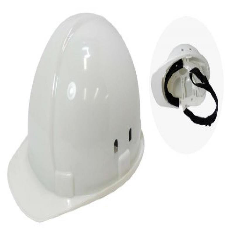 OSHA Approved ABS Adult Size White Safety Hard Hat With BuiltIn