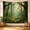 A, variant on HUANGLE Tapestry Wall Hanging, Green Sanctuary Enchanted Woodland Bedroom Tapestry, High-Quality Polyester Large Wall Tapestry For Living Room Decor, 60x40Inch