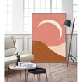 thumbnail image 2 of Giant Art Canvas  24x36 Desert Sunrise II Framed in Pink, 2 of 3