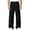 Black, variant on HOMADLES Mens Elastic Waist Work Pants Wide Leg Stretch Soft Athletic Pants Solid Color Side Pocket Casual Pants Khaki Size 2XL