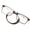 Brown, variant on Magnetic Foldable Reading Glasses With Neck Cord Hd Pc Square Frame Telescopic Temples Comfortable Unisex Readers For Daily Reading Close Work Eyewear