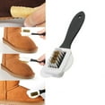 thumbnail image 2 of Visland 5 Pcs Handheld 3 Sides Washing Cleaning Brush Suede Nubuck Shoes Boot Cleaner Tool, 2 of 7