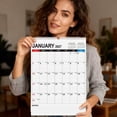 thumbnail image 4 of large wall calendar 12 month 2027, Coil Bound 2027 Wall Calendar with Hanging Hole, Writable Daily Grid Calendar for Tracking Appointments and Important Events, 4 of 7