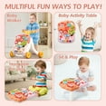 thumbnail image 4 of JoyStone 2-in-1 Baby Walker and Learning Push Toy with Music Table, for Toddlers 6–18 Months, 4 of 9