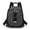 Black, variant on Vintage Textured Small Backpack - Women's Mini PU Leather Rucksack with Buckle Flap, Gold-Tone Hardware, Adjustable Straps for Daily Casual Travel