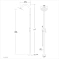 thumbnail image 5 of 87.8” H Free Standing Outdoor Shower, Stainless Steel Shower Kit, 5 of 5