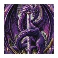 thumbnail image 4 of Acheng Dragon Sword Gothic Square Tablecloth Waterproof 100% Polyester Fiber 40*40, 4 of 8