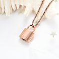 thumbnail image 5 of Padlock Cremation Jewelry for Ashes Urn Necklace for Women Men Stainless Steel Keepsake Memorial Punk Lock Pendant Ashes Holder, 5 of 5