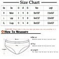 thumbnail image 3 of CHUMUD Underwear for Women High Waisted Briefs Soft Breathable Bow Ice Silk Seamless Panties, 3 of 3