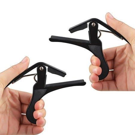Insten 2x Quick Change Tune Clamp Key Trigger Capo For Acoustic Electric Guitar (2-Pack Bundle)